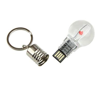 Metal Micro USB Memory Stick Hi-Speed USB 2.0 Light Bulb Shape