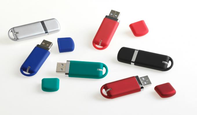 Mini Plastic USB Flash Hard Drive / OTG USB Driver With Keyring