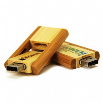 OEM Branded Bamboo Memory Stick / Thumb Drive High Speed USB 2.0 Interface