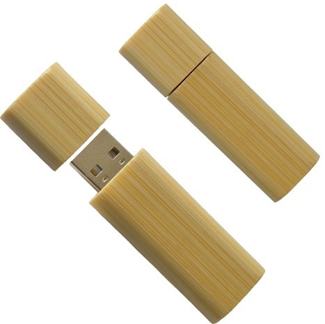 Red Wood High Speed 8GB USB 2.0 Flash Drives Large Capacity Logo Printed
