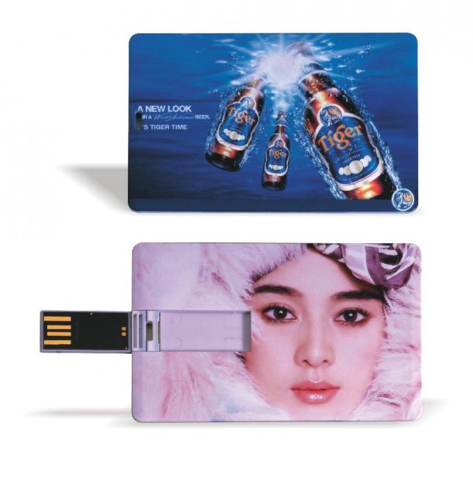Slim Bank Credit Card USB Drive Custom 32GB 64GB Pen Drive