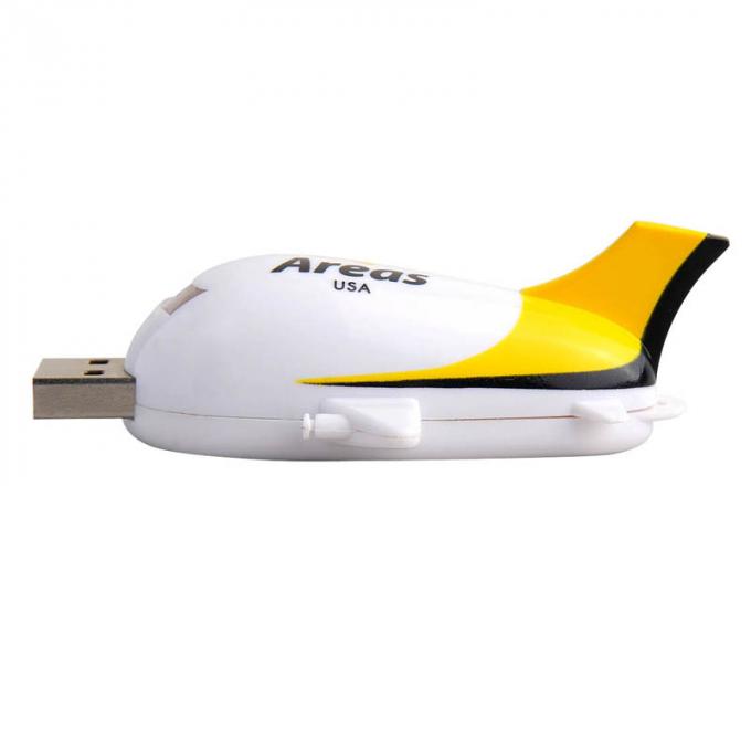 Customized USB Thumb Drives Compatible Windows 98 Airplane Shaped