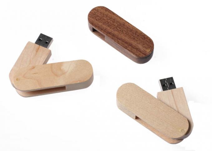Swivel Maple USB Flash Thumb Drive Engraved Personalized Jump Drives