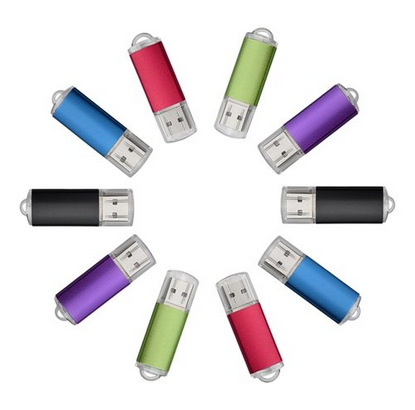 Crystal micro USB flash dirve  new model  with color light  high speed  good chips