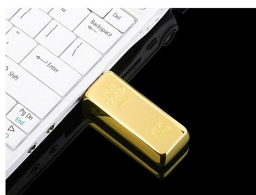 Fashion bullion gold bar USB Flash Drive Pen Drive Flash Memory Stick Drives  pendrive