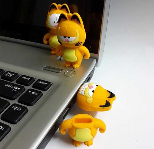 cartoon Garfield cat animal usb flash drive 32GB USB drive 4GB  flash memory disk