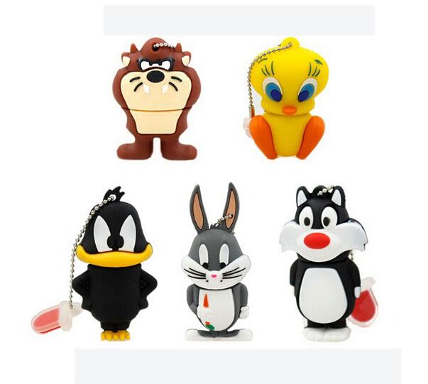 animal 4G Daffy 8G Duck 16G Bugs Bunny Crow Lion cat  Pendrive Memory Stick