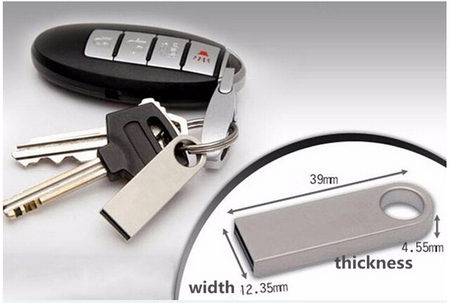 Metal USB Flash drive Waterproof Mini USB Stick 4GB U Disk Storage USB 2.0