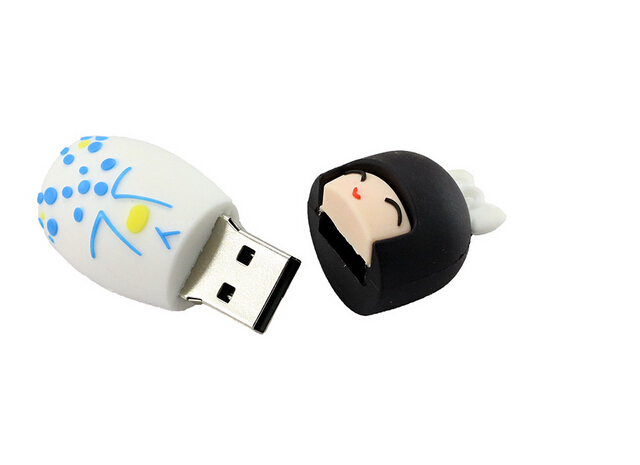 Usb Flash Drive Memory Stick Cartoon Japanese doll Model 64gb USB 2.0 Disk