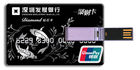 Slim Bank Credit Card USB Drive Custom 32GB 64GB Pen Drive