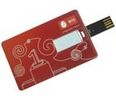 Red 8G 16G Credit Card USB Drive Pendrive Memory Stick Flash Card