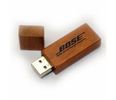 Custom Printed Red Wood USB Flash Drive Keychain With Password Protect