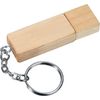 Custom Printed Red Wood USB Flash Drive Keychain With Password Protect