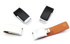 USB 2.0 Leather USB Flash Drive / USB Storage Device Shock Resistance