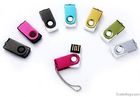 Small Twist USB Sticks , Short Swivel USB Flash Drive with Encryption