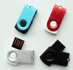 Small Twist USB Sticks , Short Swivel USB Flash Drive with Encryption