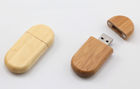 Customized Mini Bamboo USB Flash Drive 64GB Password Protection