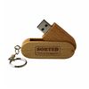 32GB Cool Swivel Bamboo USB Flash Drive Key , Twist USB Sticks