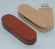 32GB Cool Swivel Bamboo USB Flash Drive Key , Twist USB Sticks