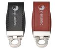 Leather Keychain 32GB USB 3.0 Flash Drive , USB Flash Disk Driver