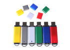 High Speed Plastic USB Flash Drive , Custom USB Memory Stick 4GB