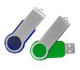 Twist Plastic 8GB USB Flash Drive USB 2.0 High Speed with Keychain