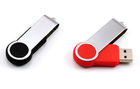 Twist Plastic 8GB USB Flash Drive USB 2.0 High Speed with Keychain