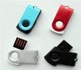 Twist Micro USB Memory Stick , Swivel USB Flash Drive with Encryption