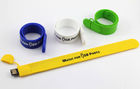 Custom Silicone Wristband Bracelet USB Flash Drive with Promotion Logo