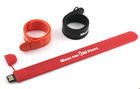 Custom Silicone Wristband Bracelet USB Flash Drive with Promotion Logo