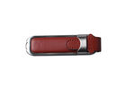 Personalized Swivel Leather USB Flash Drive 2GB Large Capacity Embossed
