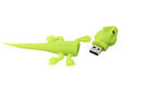 Cartoon USB Flash Drive Green Custom USB Memory Stick Gecko Shape