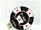 Black poker star USB flash drive 4GB USB Flash 2.0 Memory Creative Pendrives