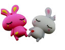 Cartoon Silicone Rabbit Plastic USB Flash Drive USB Stick SGS