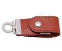 Leather 2GB USB 2.0 Hi - Speed USB Flash Drive With Logo Printed