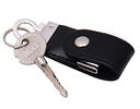 Leather 2GB USB 2.0 Hi - Speed USB Flash Drive With Logo Printed