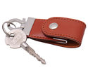 Leather 2GB USB 2.0 Hi - Speed USB Flash Drive With Logo Printed