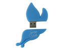 Promotional 2D - 2D Custom USB Memory Stick ， Blue Butterfly with White