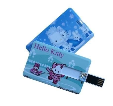 Customize Credit Card USB Flash Drive Memory Stick With Logo Printed