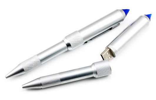 High Capacity Pen USB Flash Drive Retractable with Encryption