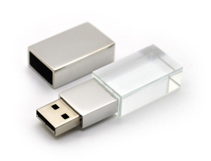 20 Gig Crystal USB Flash Drive Password Protect Water Resistant