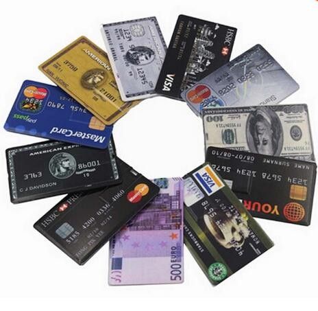 Bank Credit Card Pen Drive Memory Stick Flash Card Password Protect