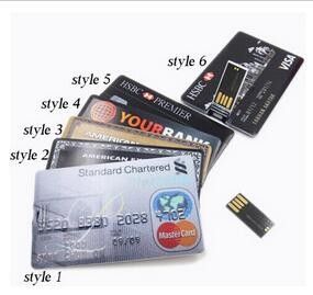 Laser Engrave Credit Card USB Drive 2 Gig Magicgate Memory Stick