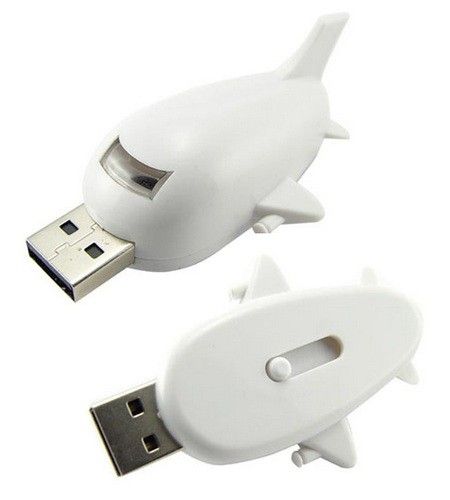 Customized USB Thumb Drives Compatible Windows 98 Airplane Shaped