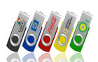 Personalised 16GB Plastic USB Flash Drive , Swivel USB Pendrive