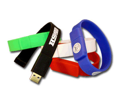 Customizable Slap Wristband Pen Drive 16gb USB Memory Stick For Gift