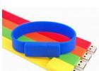 High Capacity Wristband USB Flash Drive / Pen Drive Stick Blue