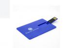 2gb 4gb 8gb 16gb Blue Credit Card USB Drive / Flash Stick For Electronic Gifts
