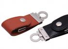 Leather 2GB USB 2.0 Hi - Speed USB Flash Drive With Logo Printed