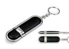 Personalised Leather U Disk Pen Drive Password Protection